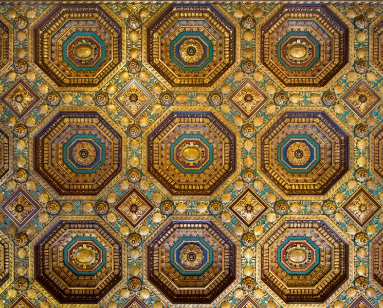 Alexander Hamilton Custom House Collector's Room ceiling (40511s)