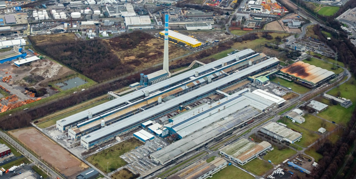 Alu Hütte Essen Trimet Luftaufnahme 2014