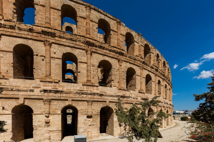 Anfiteatro, El Jem, Túnez, 2016-09-04, DD 07