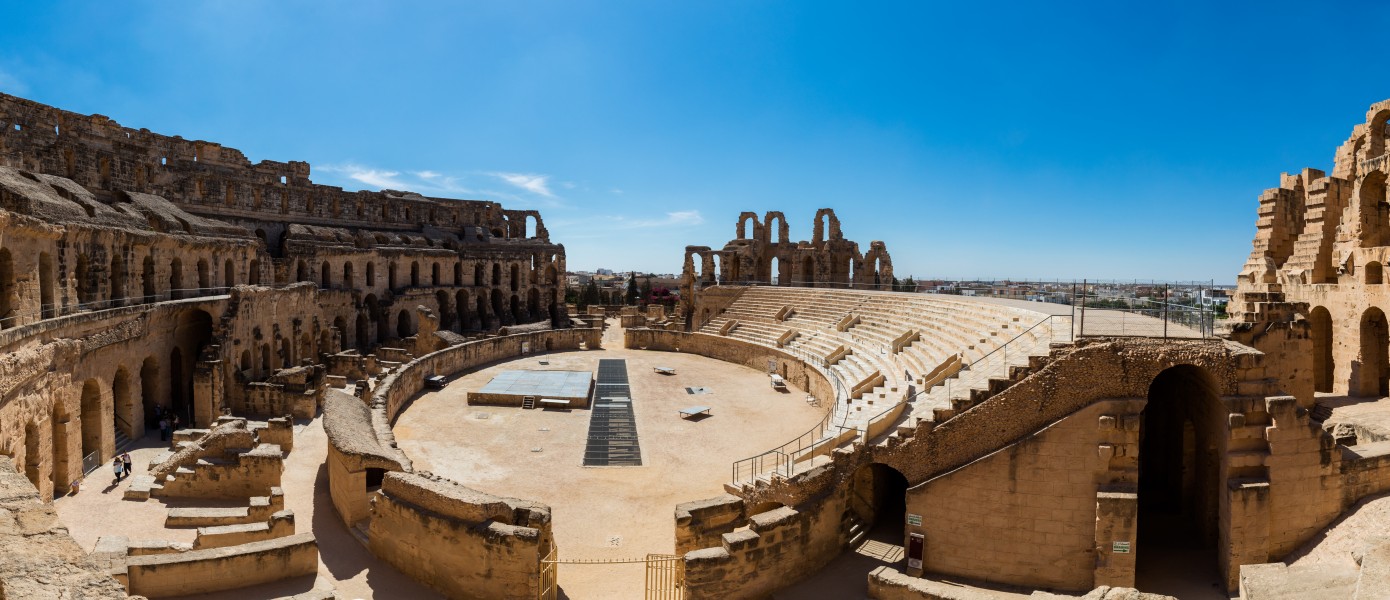 Anfiteatro, El Jem, Túnez, 2016-09-04, DD 23-26 PAN
