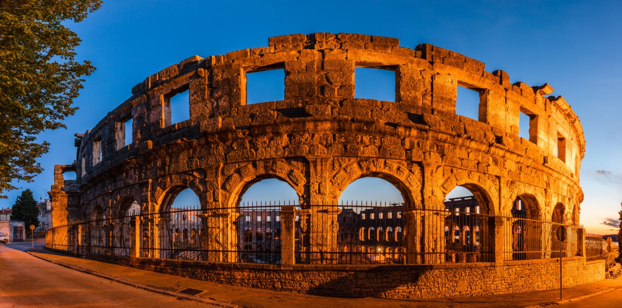 Anfiteatro de Pula, Croacia, 2017-04-17, DD 49-57 HDR PAN
