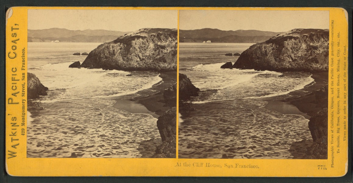 At the Cliff House, San Francisco, by Watkins, Carleton E., 1829-1916 4