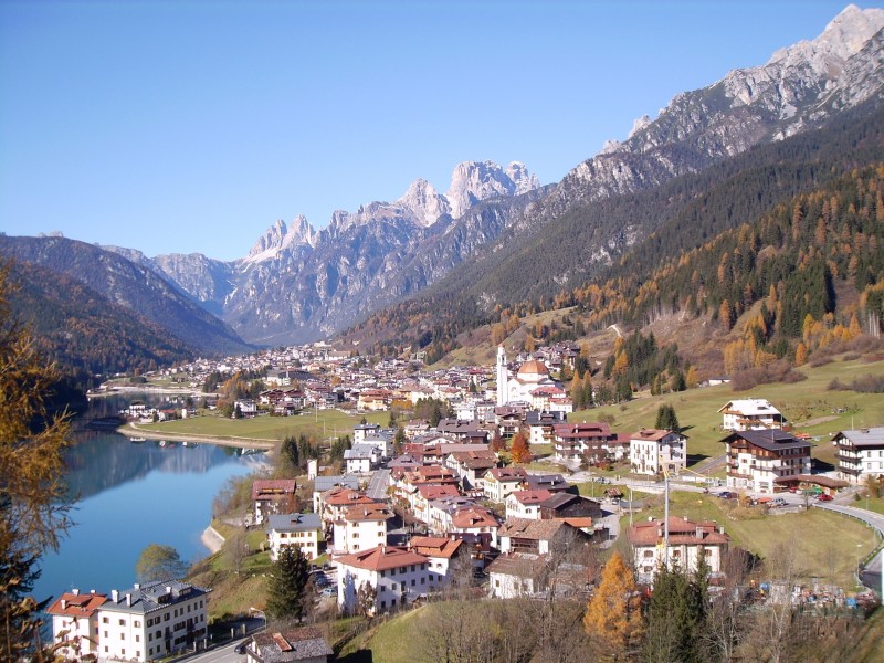 Auronzo cadore dolomiti belluno autunno