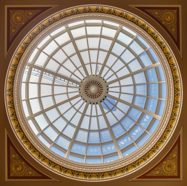 Bóveda de la sala de entrada, Galería Nacional, Londres, Inglaterra, 2014-08-11, DD 170-172 HDR