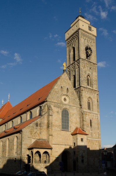 Bamberg, Obere Pfarre, Westansicht, 20150927, 008
