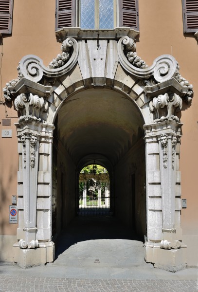 Baroque portal in Brescia