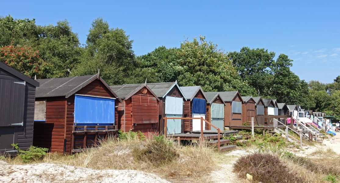 Beach huts in Studland
