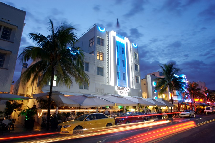 Beacon Hotel at Night