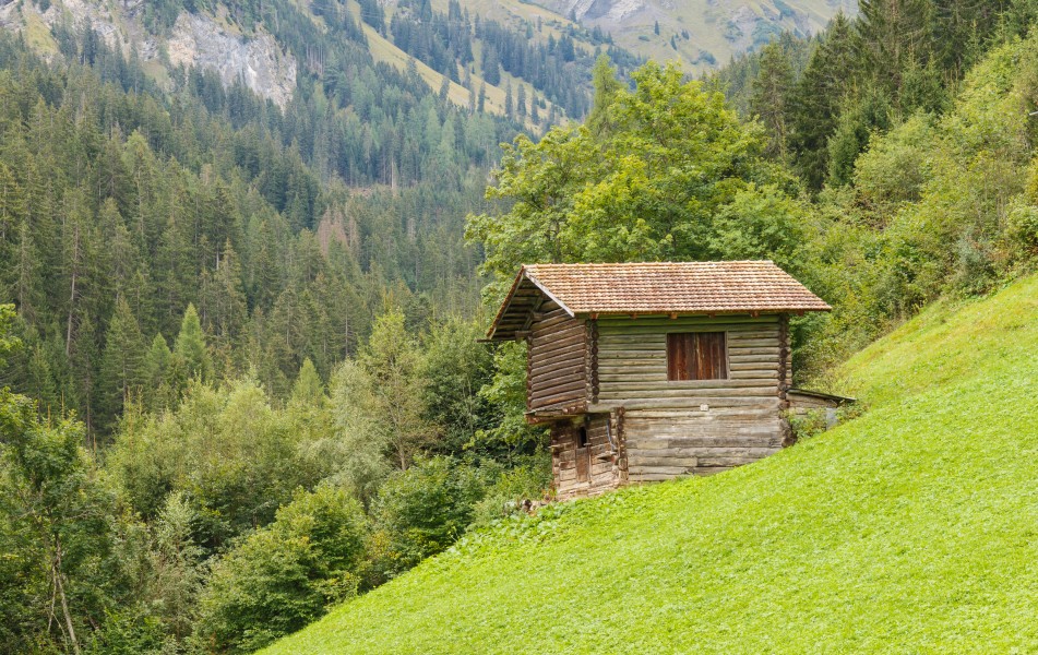 Bergtocht van Tschiertschen (1350 meter) via Ruchtobel naar Löser (1680 meter) 004