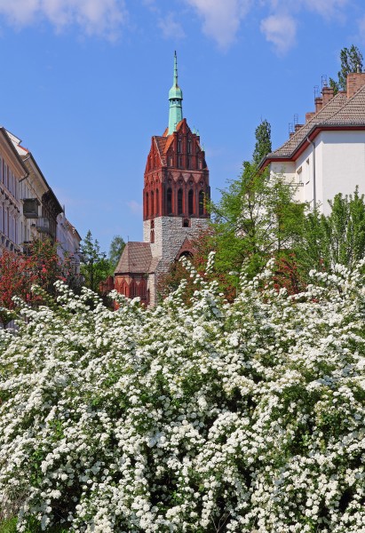 Berlin-Weissensee Bethanienturm from Pistoriusplatz