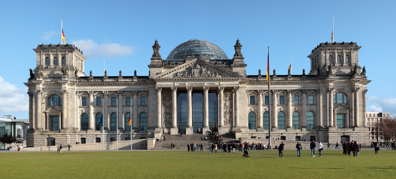 Berlin reichstag west panorama