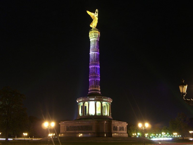 Berlin Siegessaeule Festival Lights