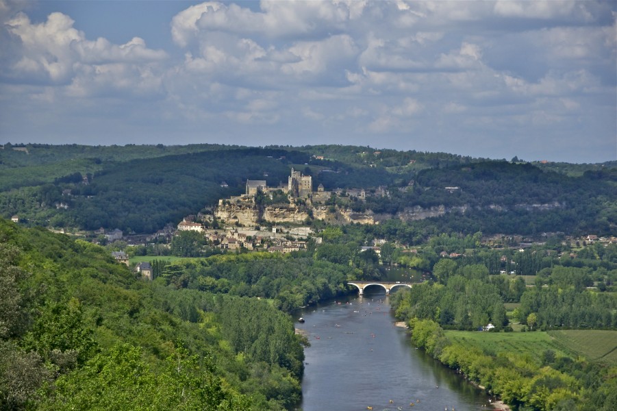 Beynac vu de Castelnaud