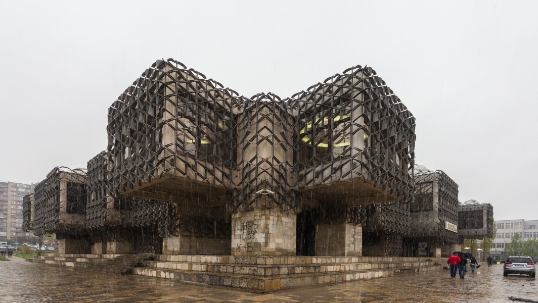 Biblioteca Nacional, Pristina, Kosovo, 2014-04-15, DD 03