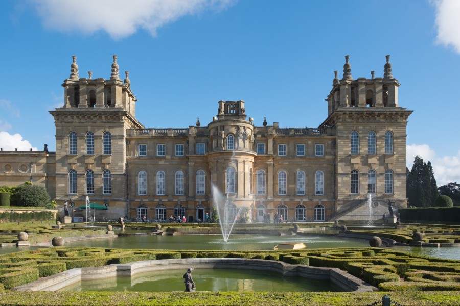 Blenheim Palace from the Water Terraces October 2016