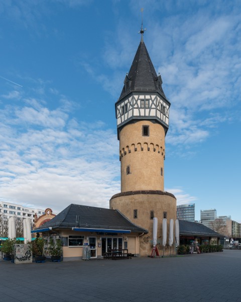 Bockenheimer Warte, Frankfurt, Southwest view 20170226 1