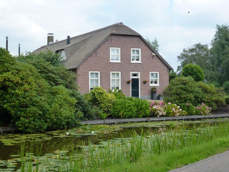 Boerderij 's-Gravenbroekseweg 21. Vooraanzicht. Reeuwijk. Zuid-Holland