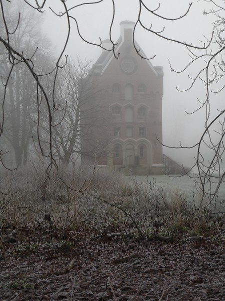Borgeby castle in winter