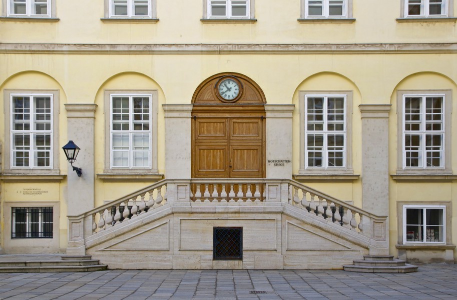 Botschafter Stiege Hofburg Vienna