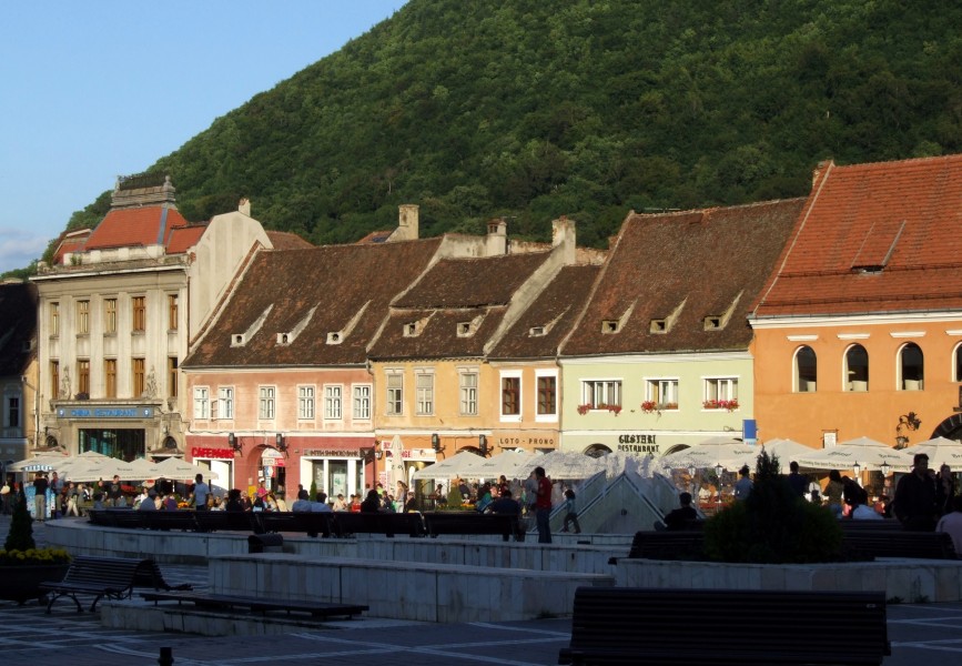 Braşov in the evening