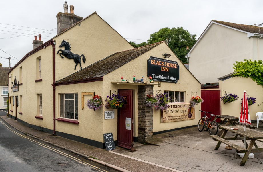 Braunton (Devon, UK), Black Horse Inn -- 2013 -- 00169