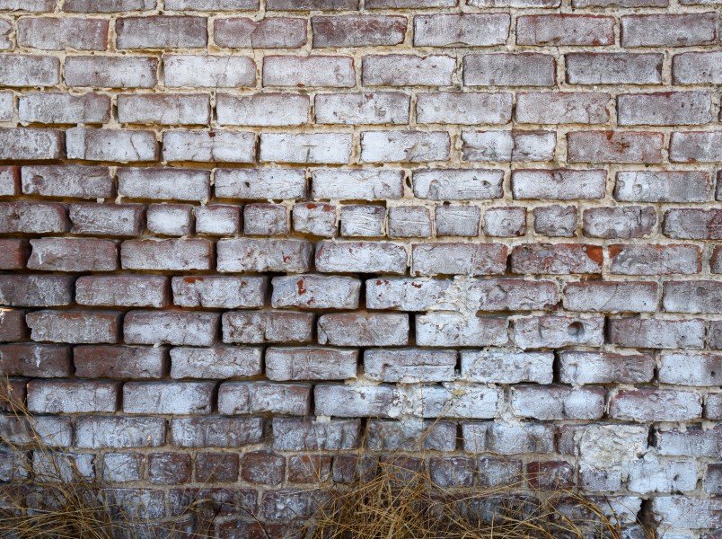 Brickwork on farmhouse at Kelvin A. Lewis farm in Creeds