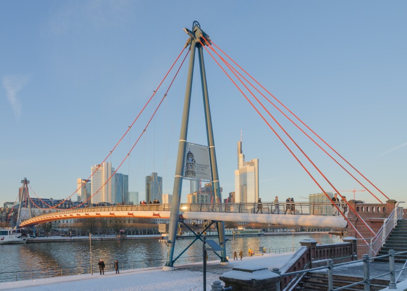 Bridge Holbeinsteg - Frankfurt - Germany - 01