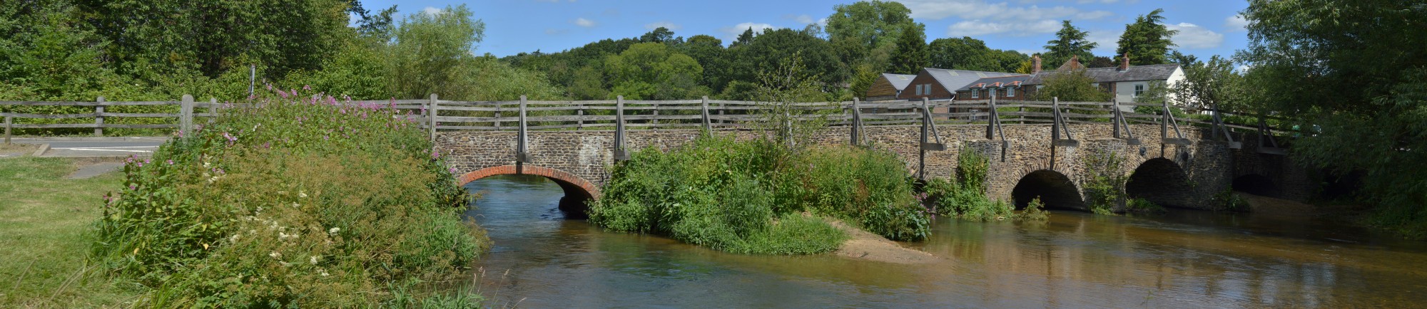 Bridge over the River Wey, Tilford (north east side of green) 2