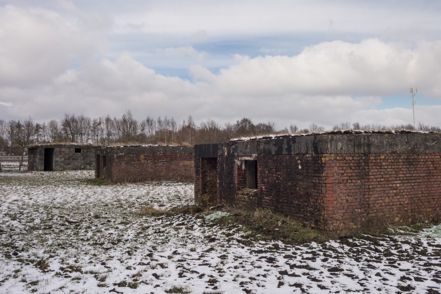 Bunkers radar stelling Löwe in de winter 11