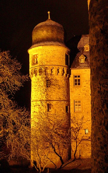 BurgLichtenberg nachts