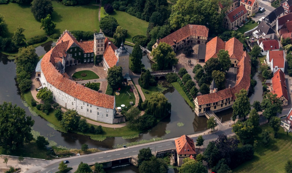 Burgsteinfurt, Schloss Burgsteinfurt -- 2014 -- 2436 -- Ausschnitt