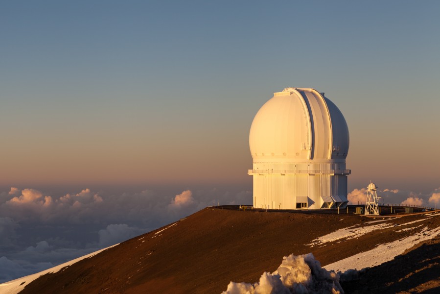 Canada-France-Hawaii Telescope Sunset