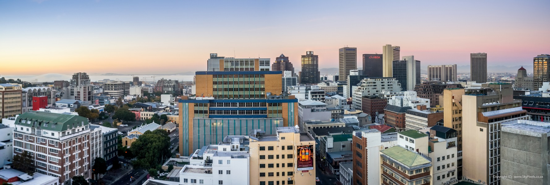 Cape Town Skyline of CBD at Dusk