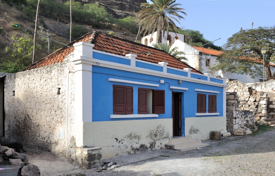 Cape Verde Cidade Velha rua Banana 01