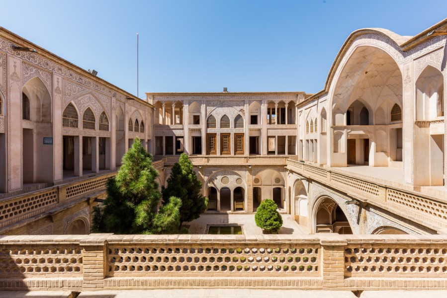 Casa histórica de Abbasi, Kashan, Irán, 2016-09-19, DD 72