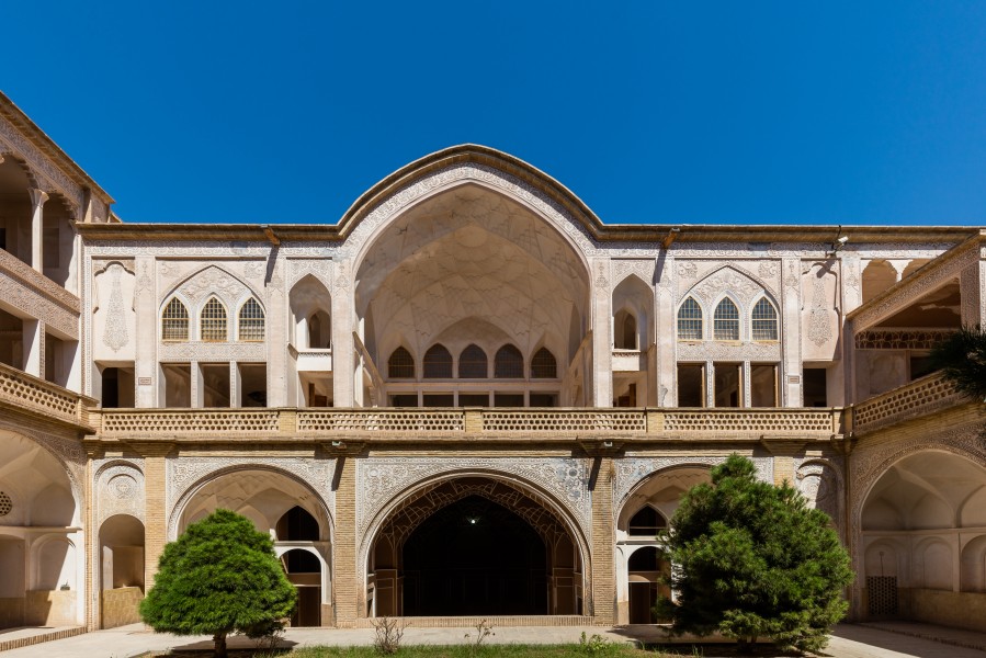 Casa histórica de Abbasi, Kashan, Irán, 2016-09-19, DD 76