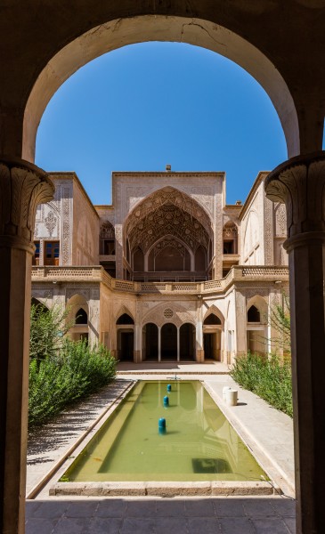 Casa histórica de Abbasi, Kashan, Irán, 2016-09-19, DD 77