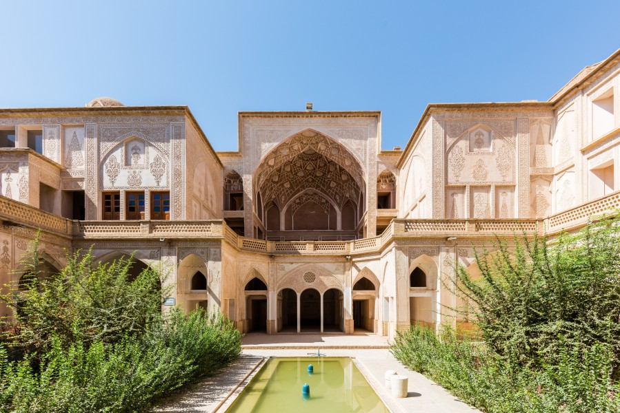 Casa histórica de Abbasi, Kashan, Irán, 2016-09-19, DD 78