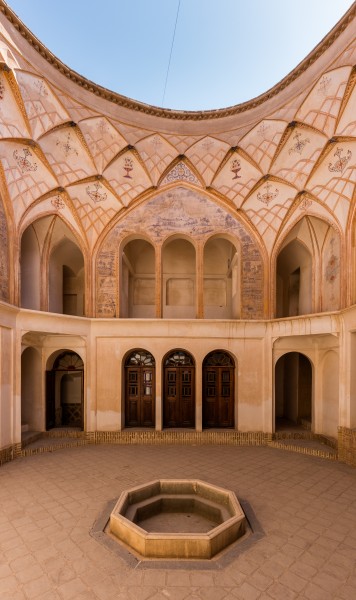 Casa histórica de Tabatabaeis, Kashan, Irán, 2016-09-19, DD 65