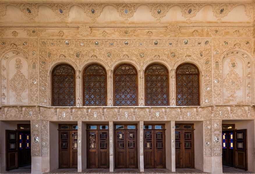 Casa histórica de Tabatabaeis, Kashan, Irán, 2016-09-19, DD 69