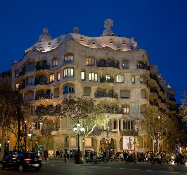 Casa Milà - Barcelona, Spain - Jan 2007