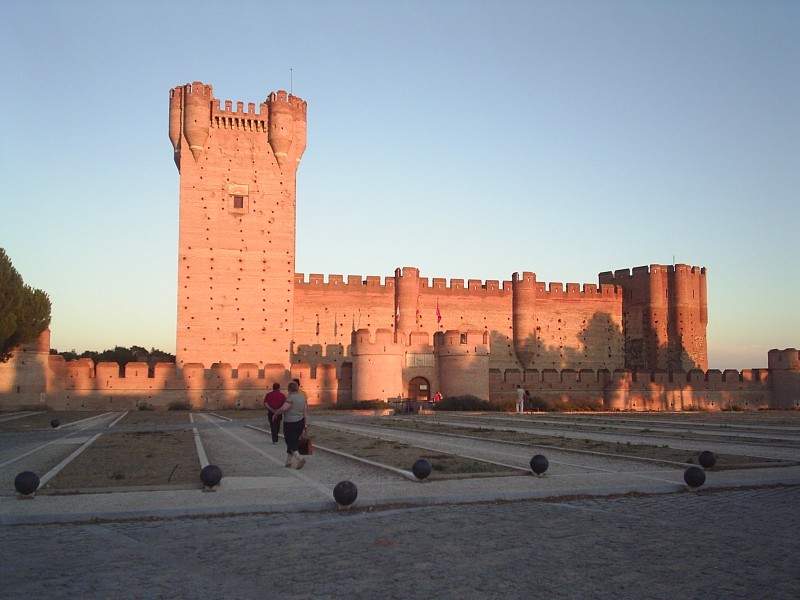 Castillo de Medina del Campo, en la provincia de Valladolid