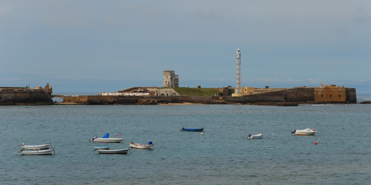 Castillo de San Sebastián, Cádiz, Northeast view 20090418 1