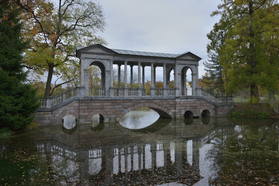 Catherine Palace near Saint Petersburg Palladian bridge N