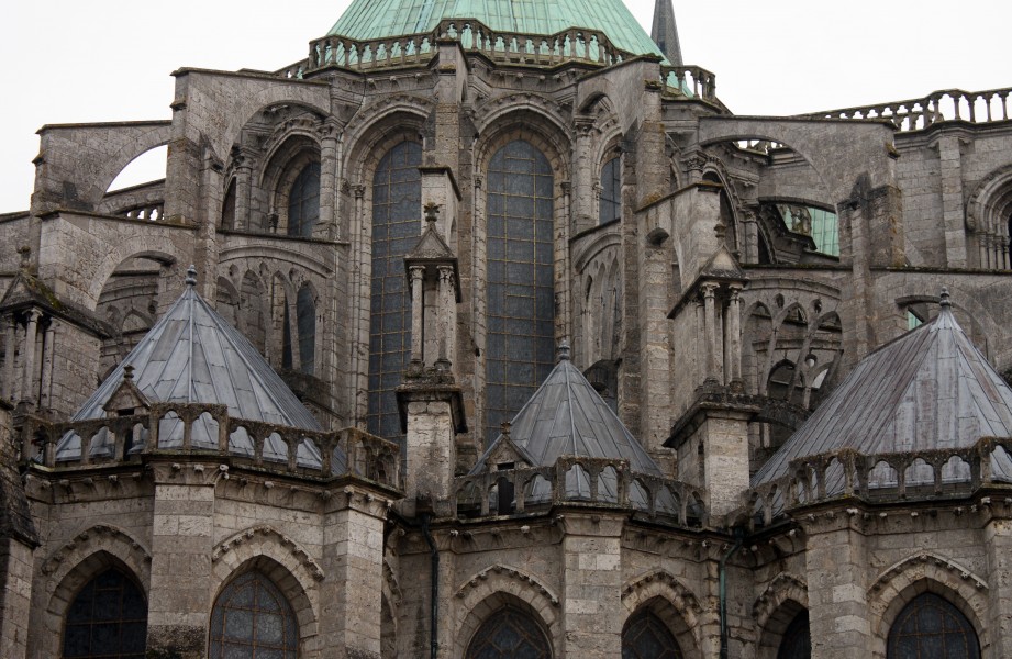 Chartres - cathÃ©drale - chevet