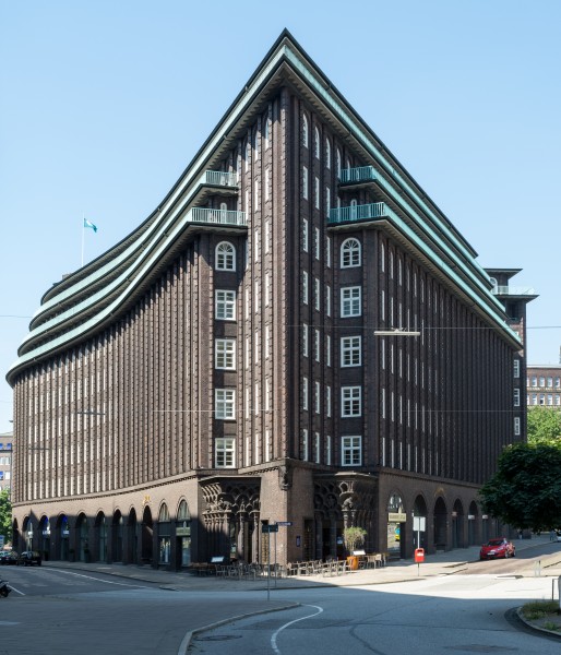 Chilehaus (Hamburg-Altstadt).Blick von Osten.2.29132.ajb