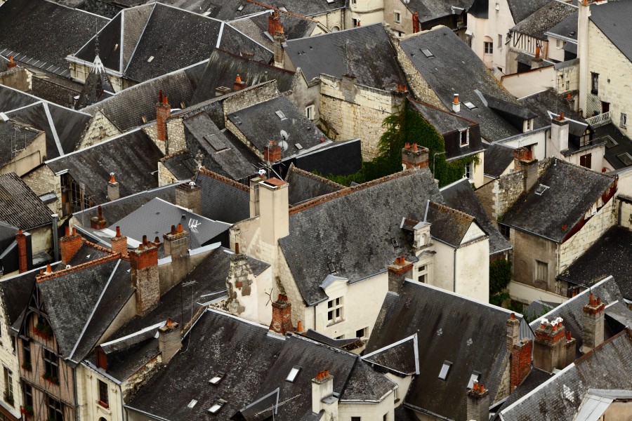 Chinon from above