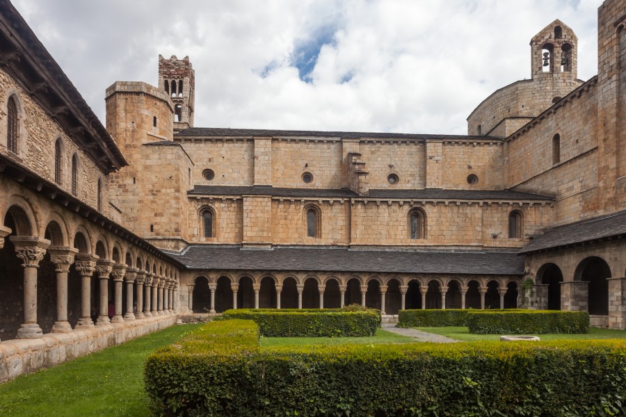 Claustro da Catedral de La Seu d'Urgell. Cataluña 2014-3