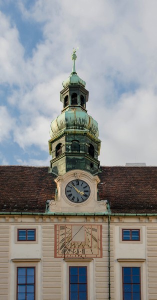 Clocher Amalienburg Hofburg Vienne