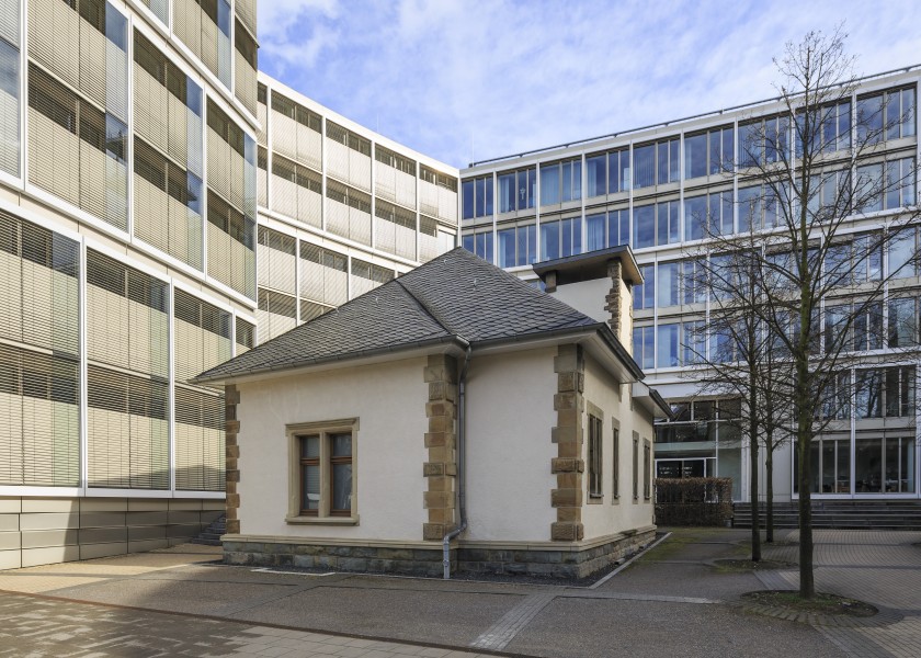 Cologne Germany Cäcilium-with-historic-electric-substation-01